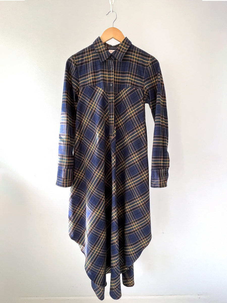 Plaid Flannel Shirt/Dress – Heather Harlan