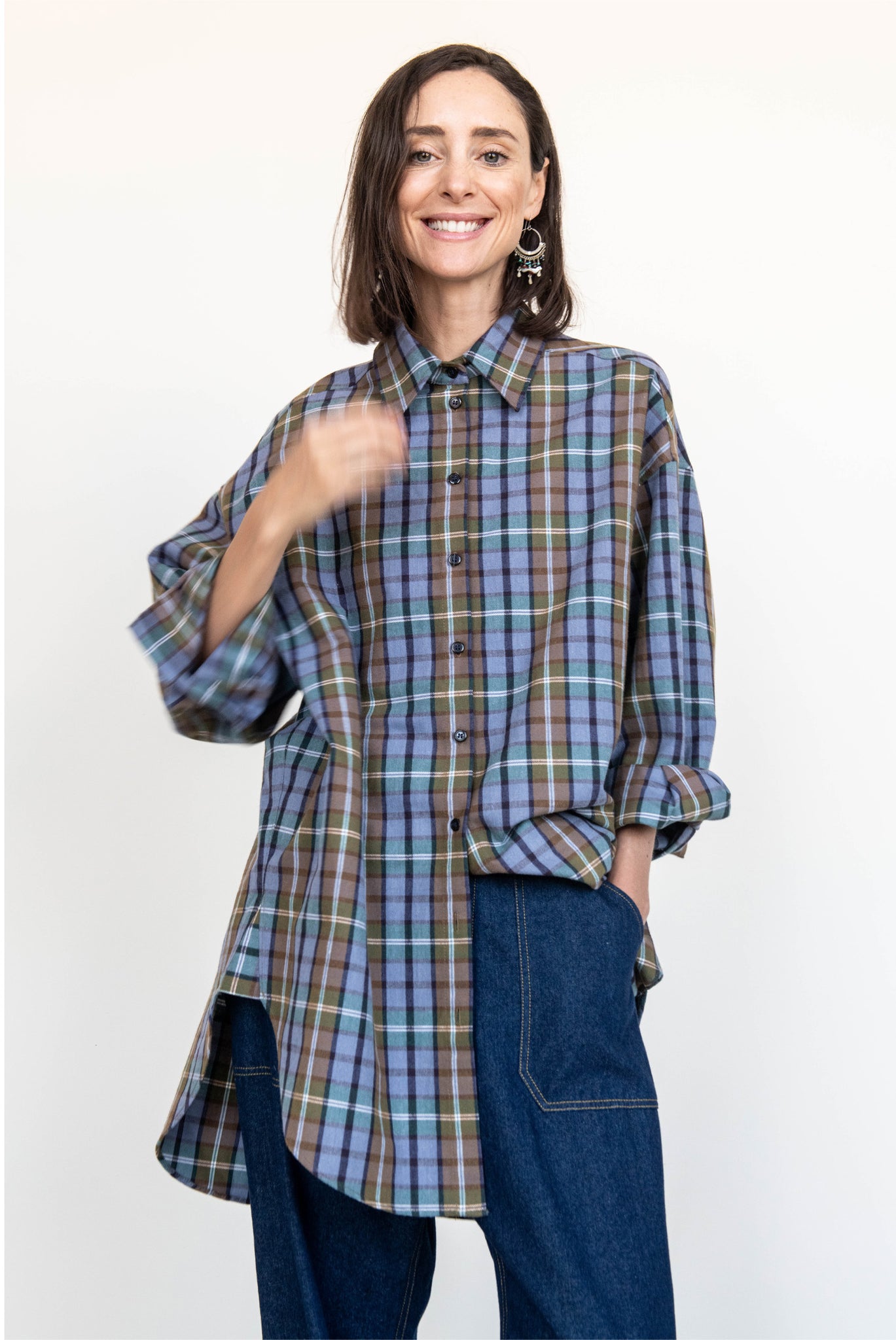 Boyfriend Shirt in Plaid Flannel
