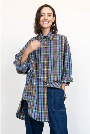 Boyfriend Shirt in Plaid Flannel