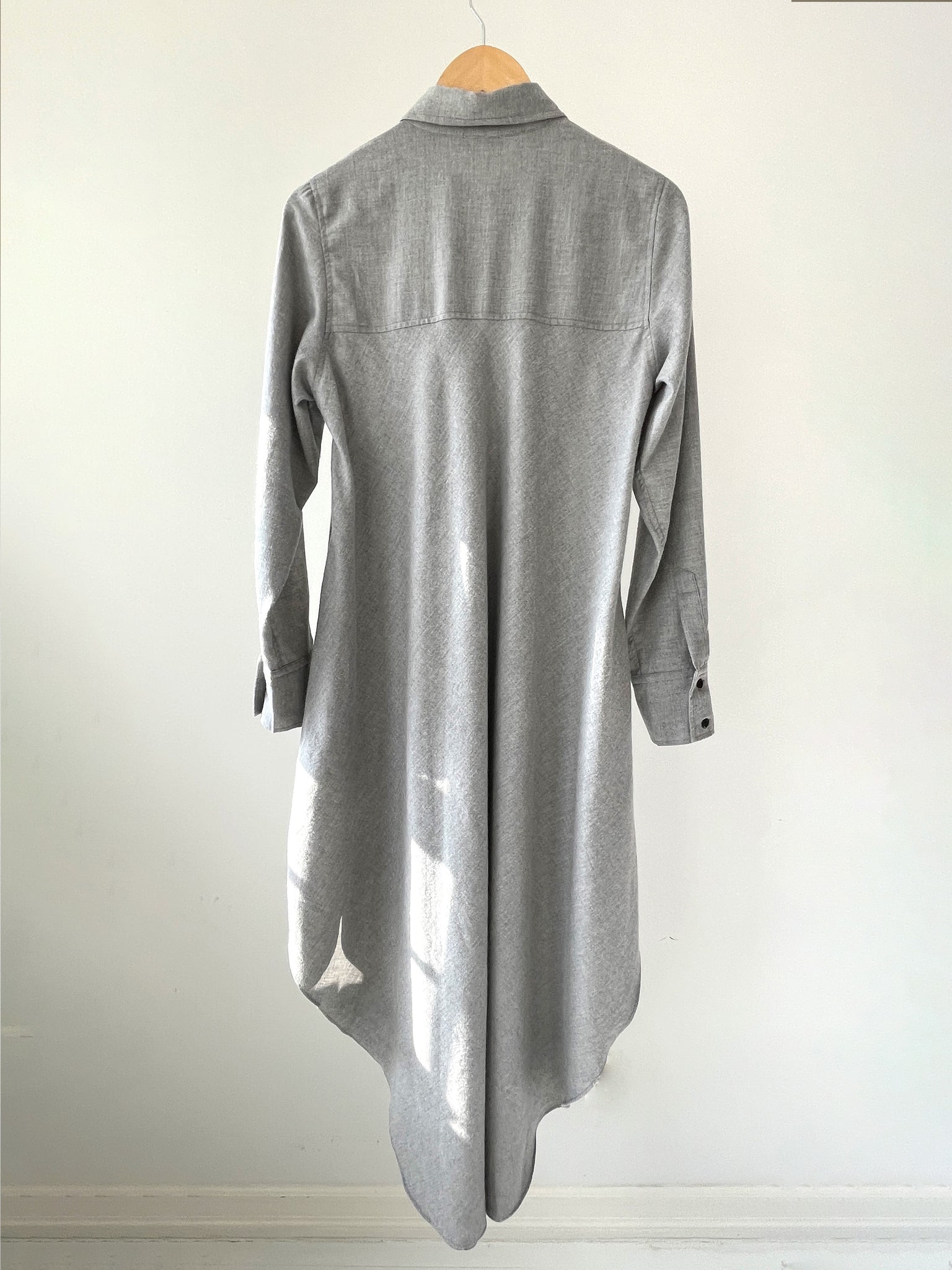 Grey Flannel Shirt/Dress