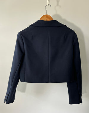 Cropped Navy Jacket
