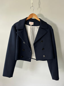 Cropped Navy Jacket