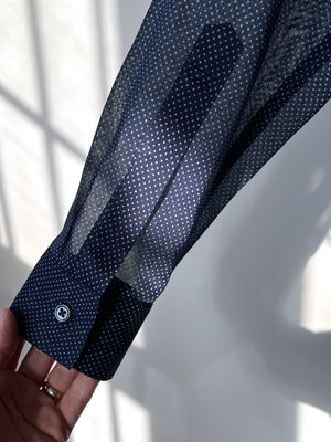 Indigo Dot Blouse
