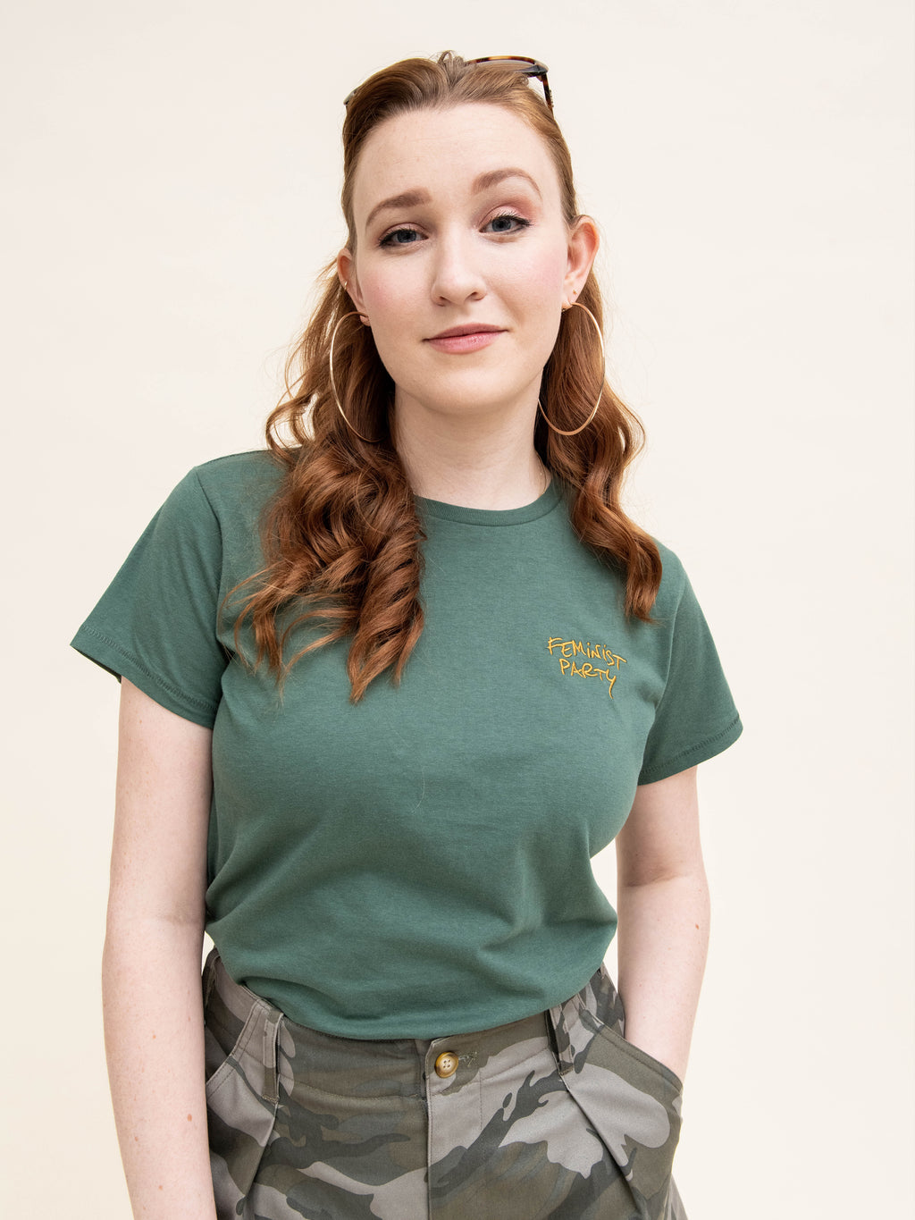 Feminist Party Embroidered Tee