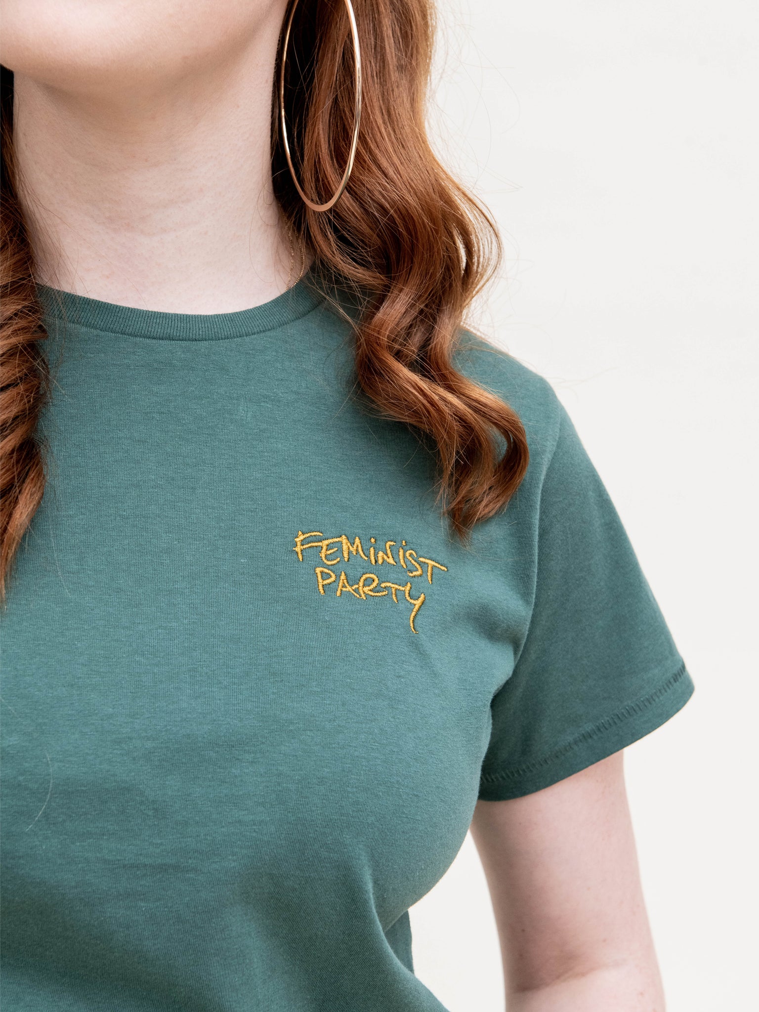 Feminist Party Embroidered Tee