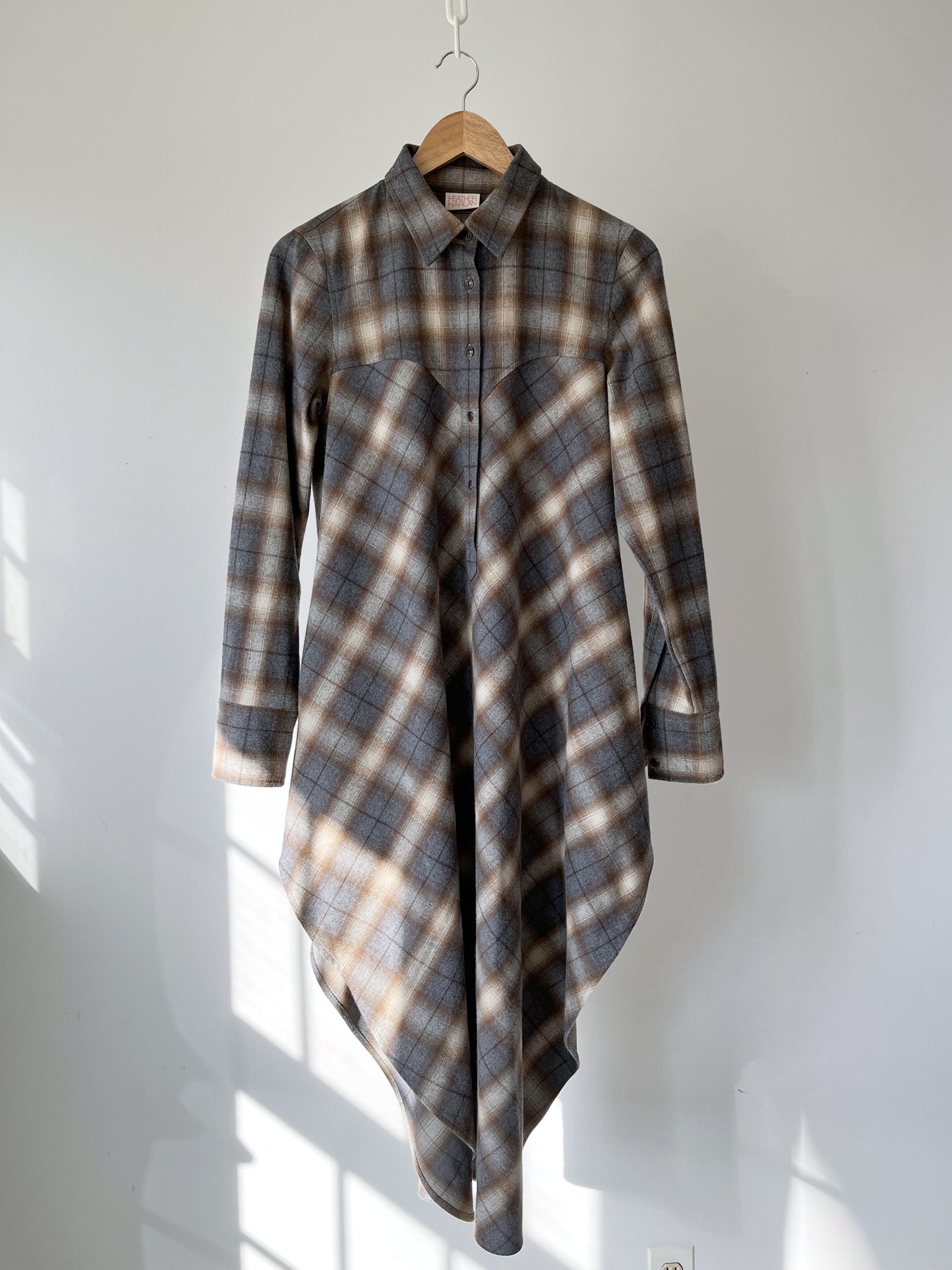 Bias Shirtdress in Highland Tartan