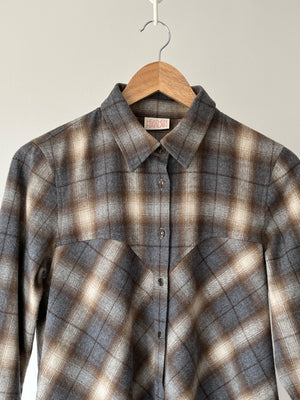 Bias Shirtdress in Highland Tartan