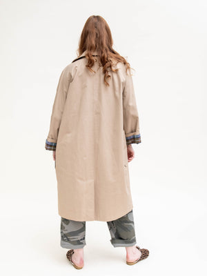 Flannel-Lined Trench Coat