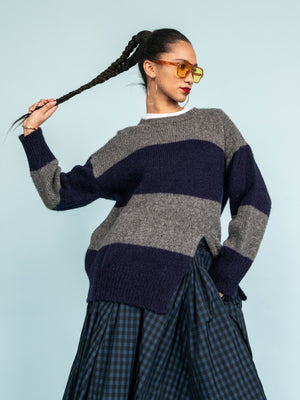 Alpaca Rugby Stripe Sweater