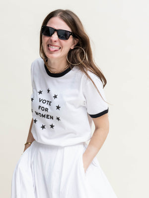 VOTE FOR WOMEN Ringer Tee