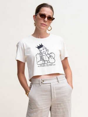 We are the Ones Cropped Tee