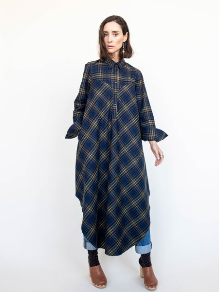 Plaid Flannel Shirt/Dress  Heather Harlan