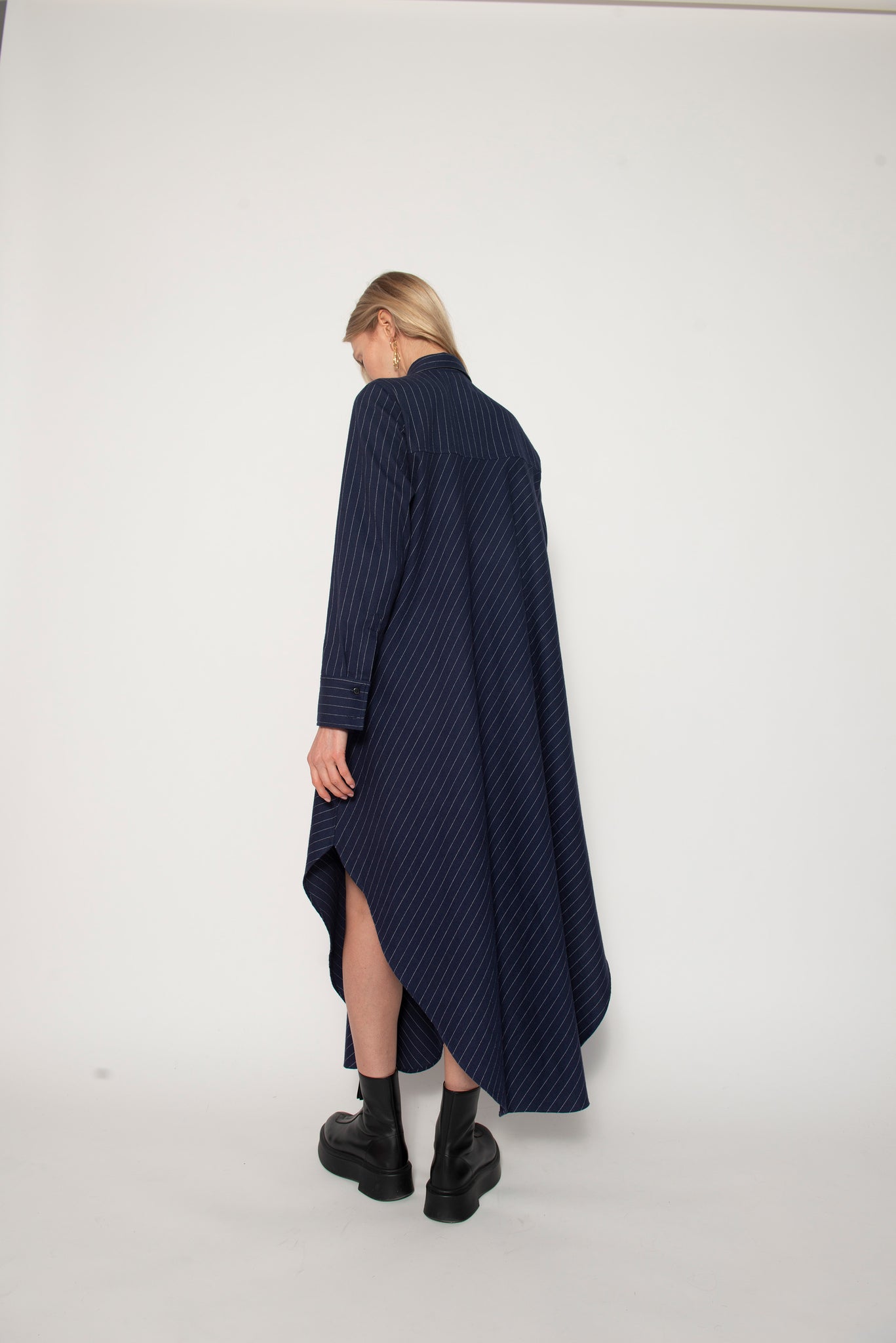 Pinstripe Flannel Shirt/dress