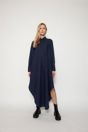 Pinstripe Flannel Shirt/dress