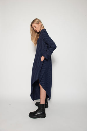 Pinstripe Flannel Shirt/dress